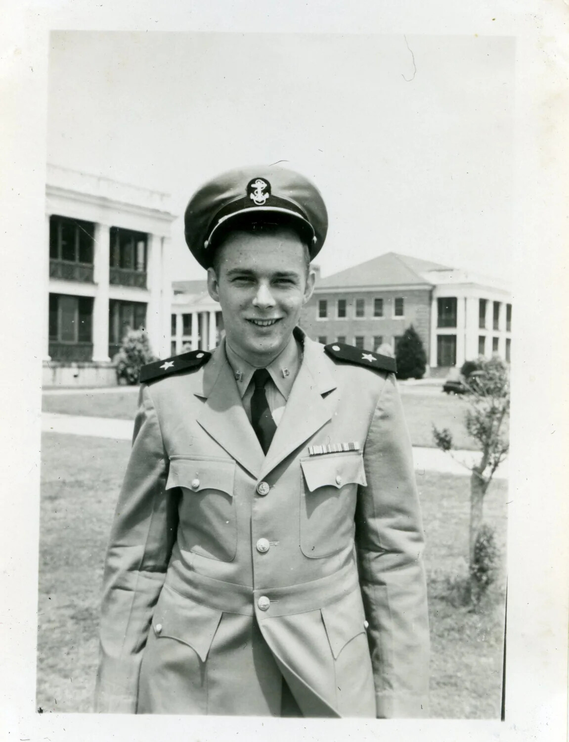 Naval Officer Candidate Portrait, NAS Pensacola, Florida, April 1949