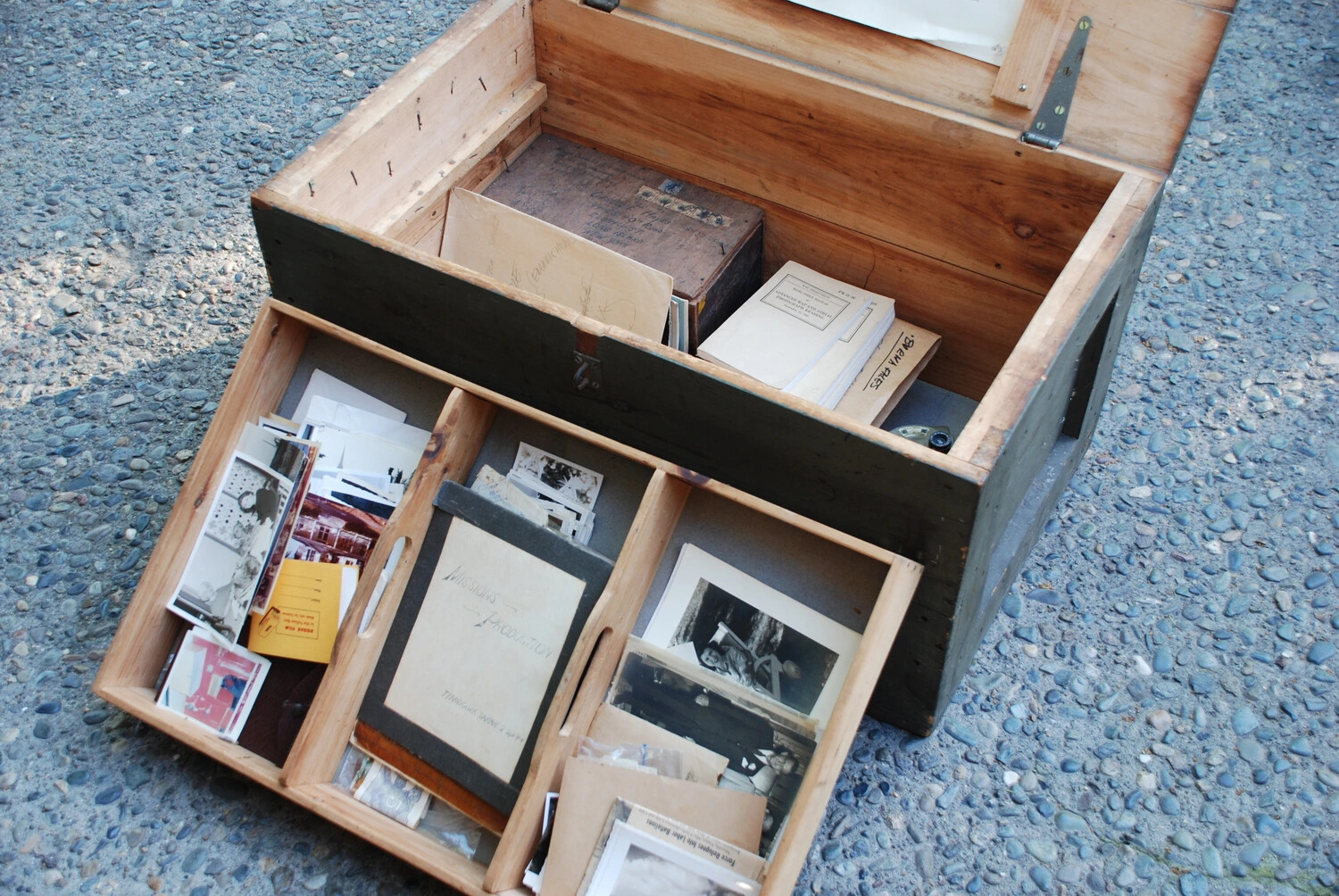 Archival Storage Trunk of the KOTEC WWII China-Burma Photograph Collection
