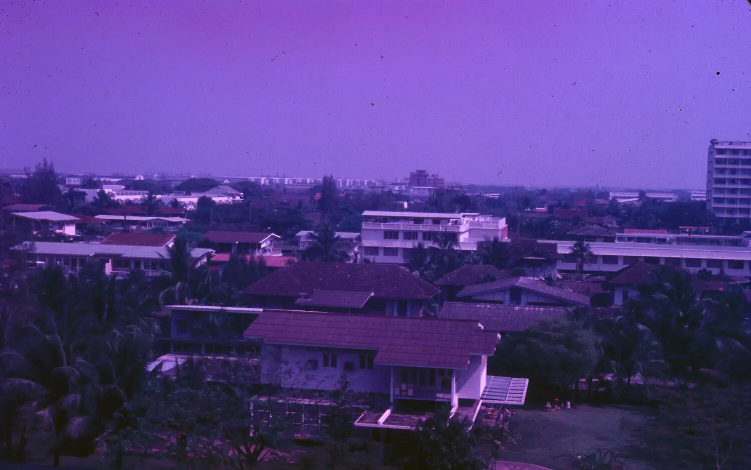Elevated View of a South Vietnamese City, 1965 — 3rd Tactical Fighter Wing Collection