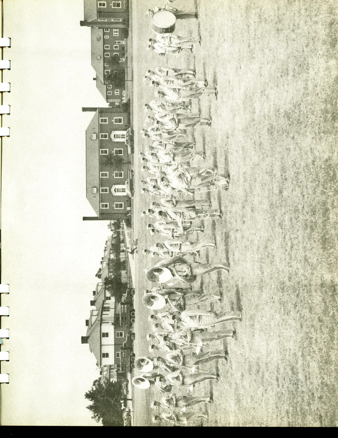 Scott Field Base Band in Formation on the Parade Ground