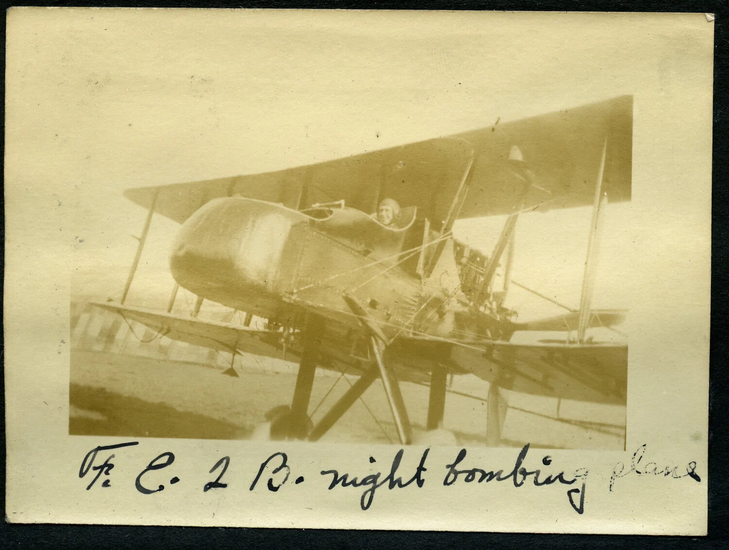 Royal Aircraft Factory F.E.2b Night Bombing Aircraft, WWI France Photo Album