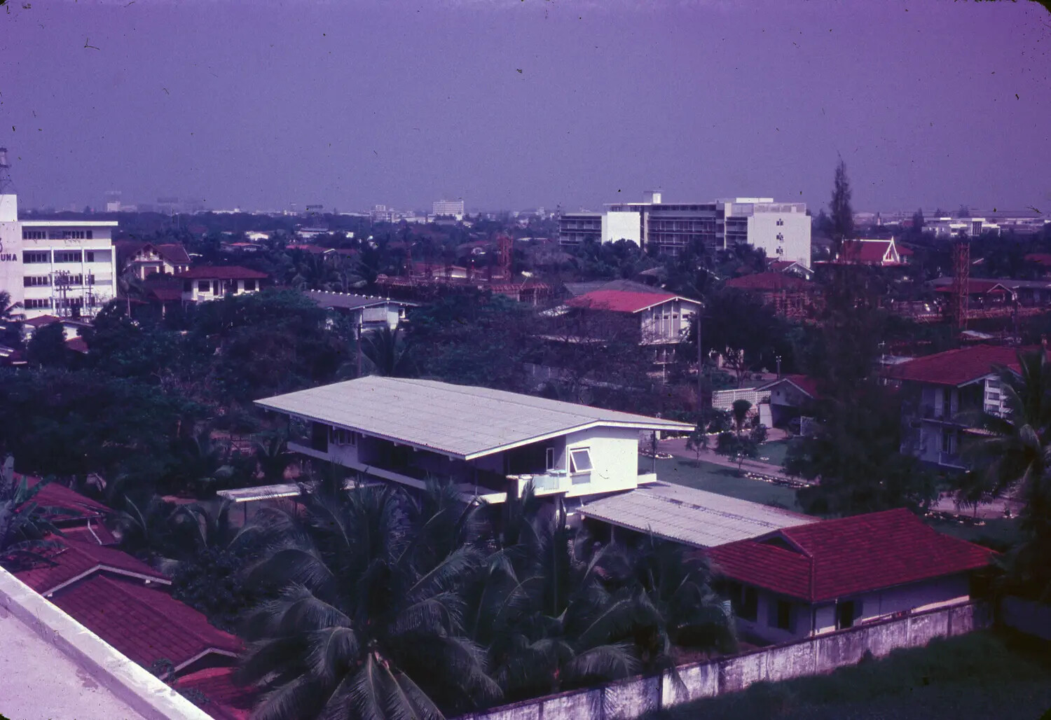 Elevated View of Vietnamese City, 1965 (3rd Tactical Fighter Wing Collection)