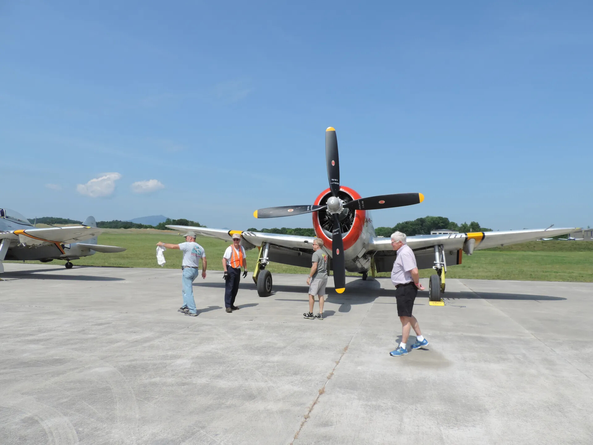 Republic P-47 Thunderbolt on Static Display, Tennessee Air Show, June 2014