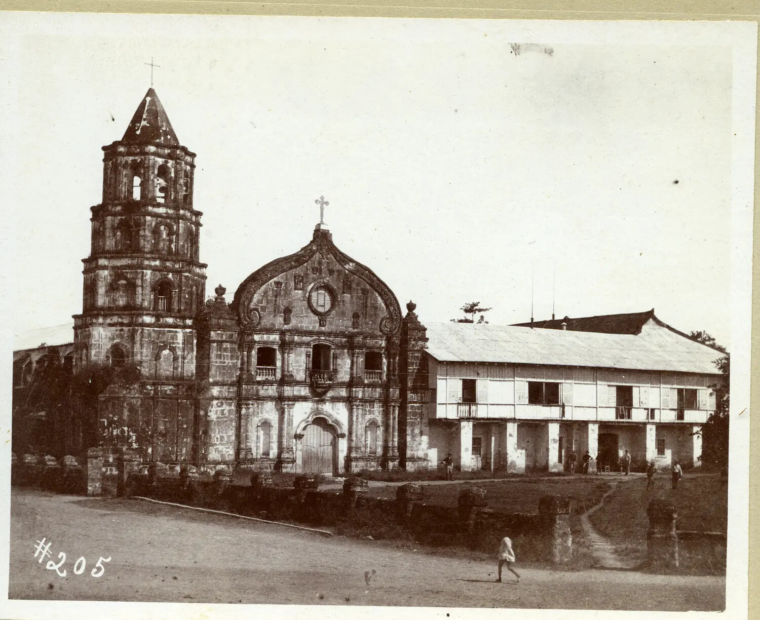 Spanish Colonial Church and Convento, Philippine Town, c. 1898-1900