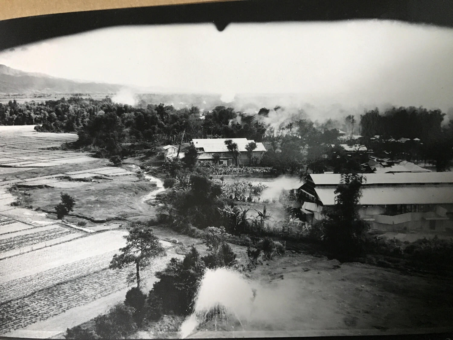 Low-Level Strike Photograph, 312th Bomb Group, Southwest Pacific Theater