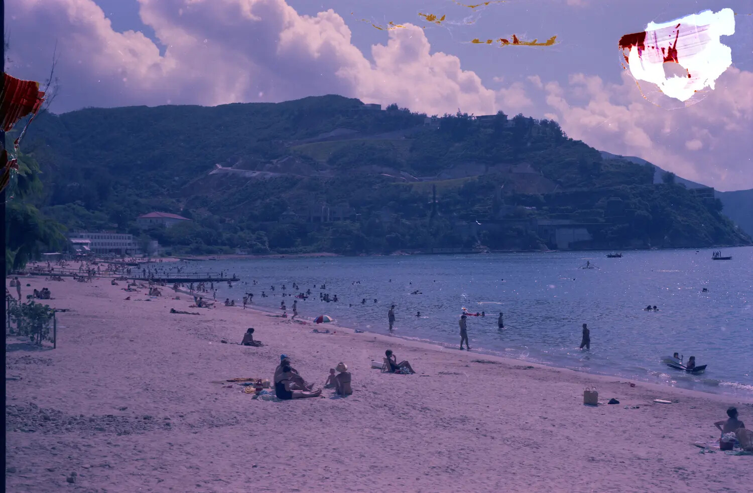 Beach Scene at Asian Coastal Liberty Port, Vietnam War Era - USS Ticonderoga Collection