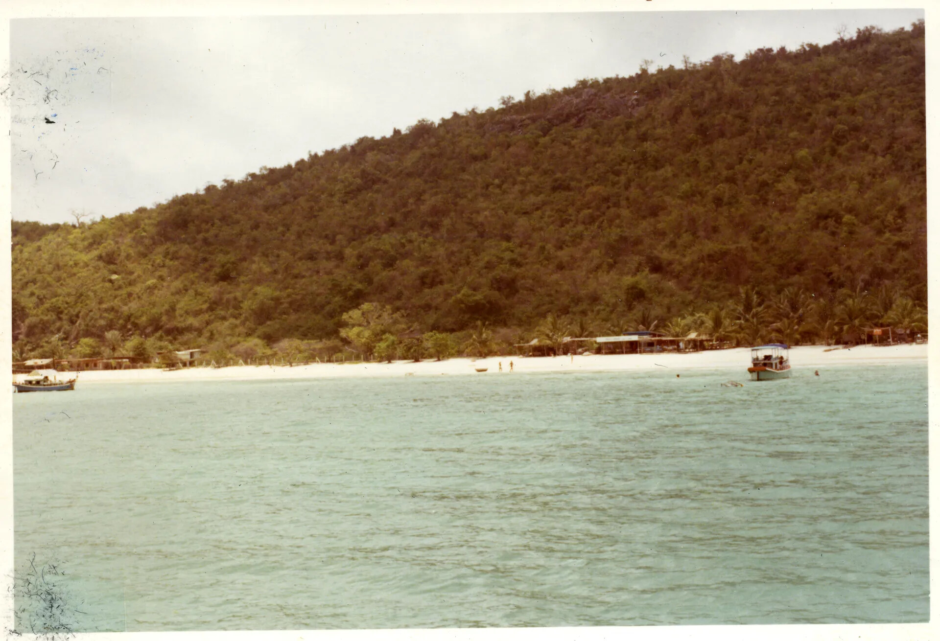 Coastal Beach Scene, Southeast Asia (Thailand/Vietnam), Vietnam War Era R&R Photograph -- NKP Collection