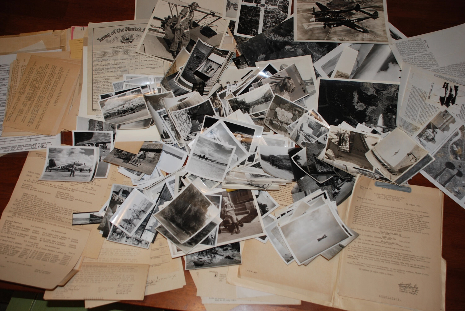 Overview of Unsorted WWII China-Burma-India Theater Photograph and Document Collection