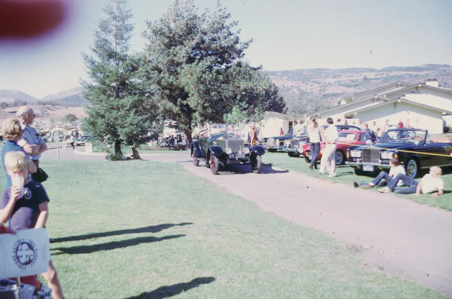 Classic Car Show / Concours Event -- Misfiled Slide from Vietnam 1968 Tet Collection