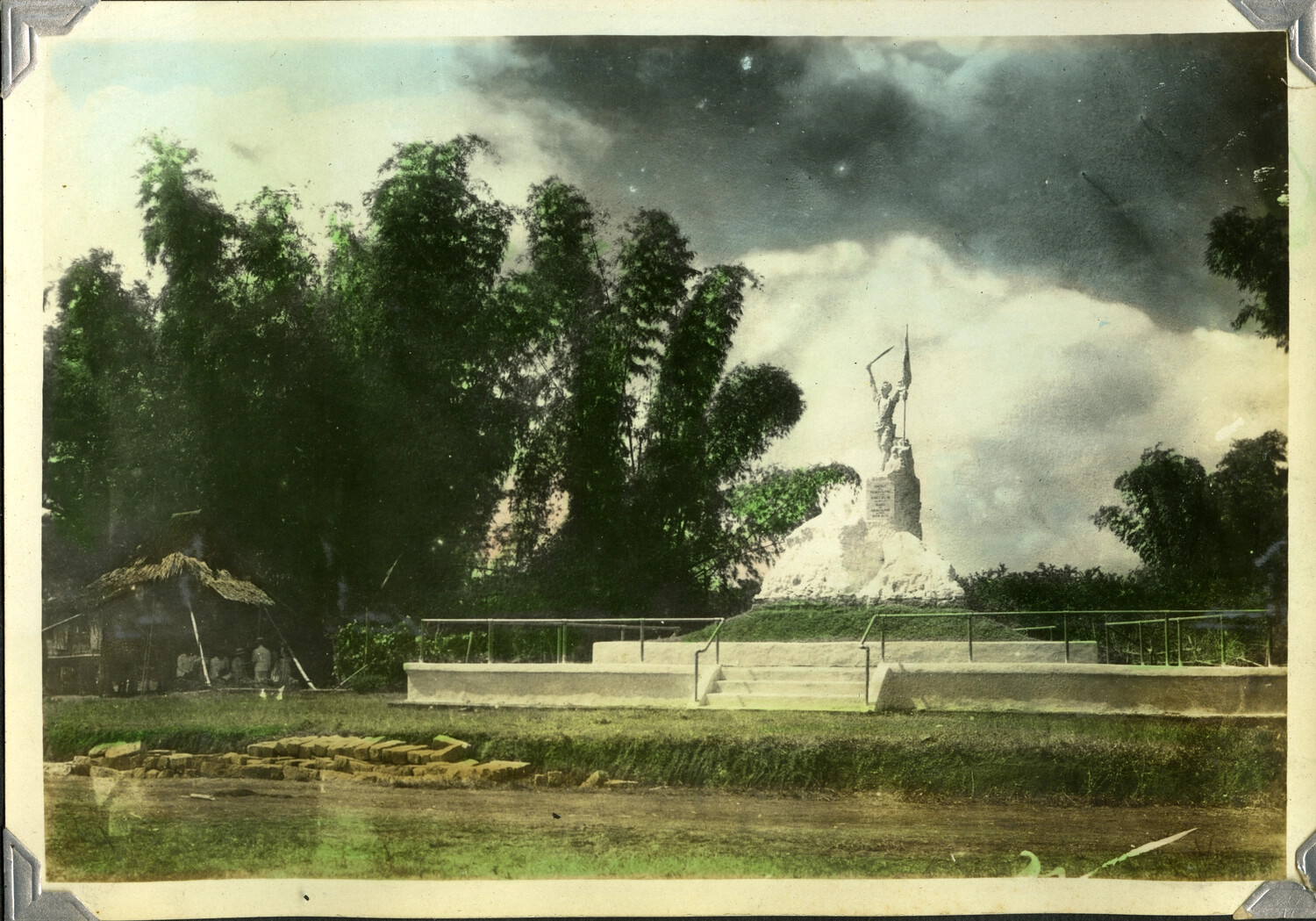 Revolutionary Hero Monument in a Provincial Philippine Town, Early-to-Mid 20th Century