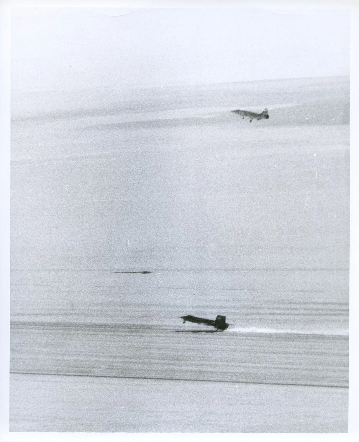 Low-Level Water Pass by Two Military Aircraft, 8x10 Archival Photograph