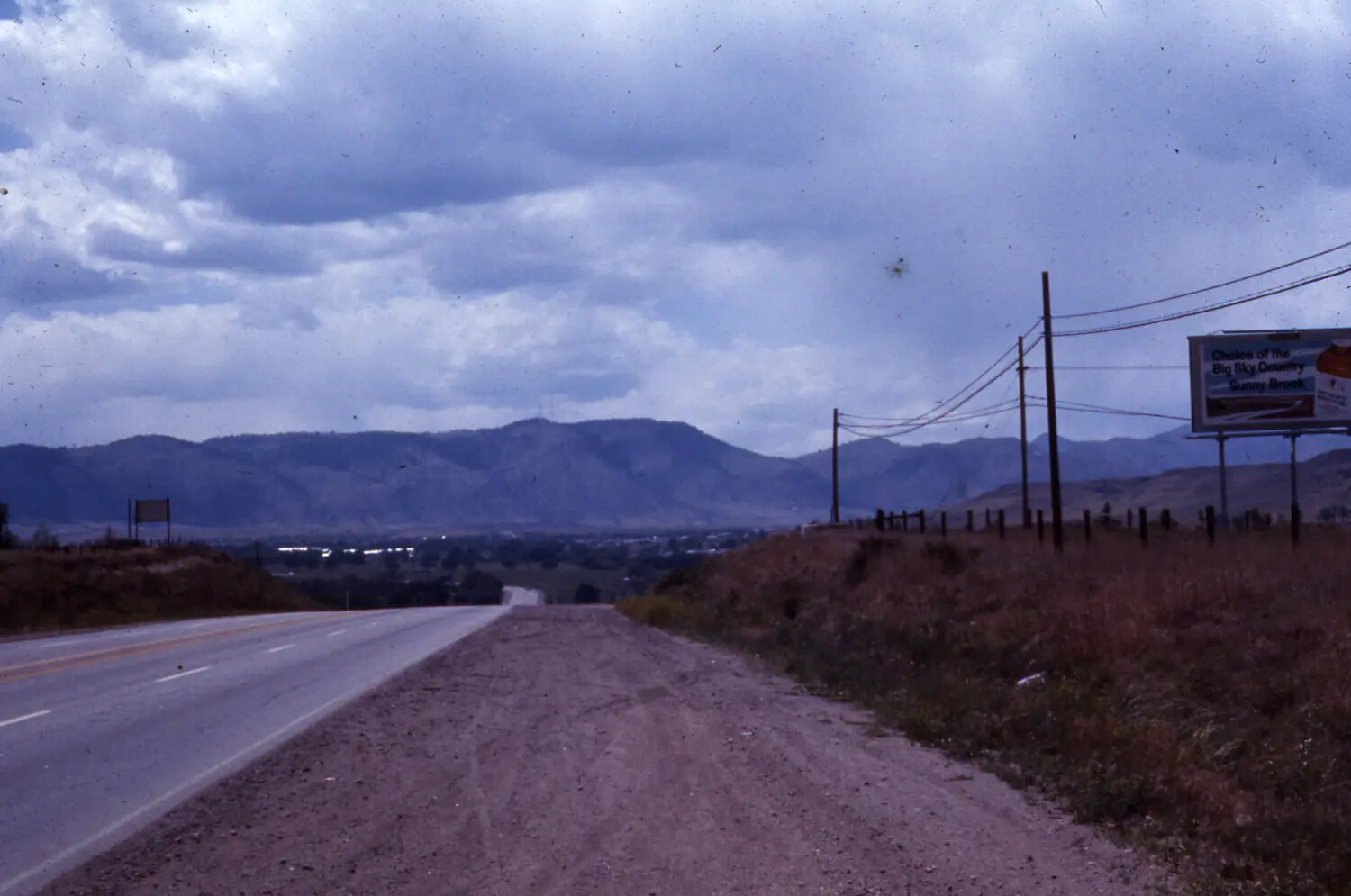 Highway Overlook Near "Big Sky Country," Montana