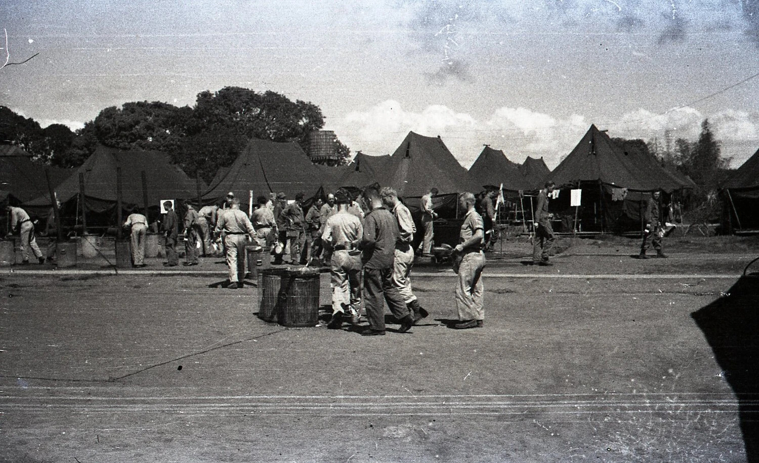 U.S. Army Tent Encampment, Luzon, Philippines, World War II