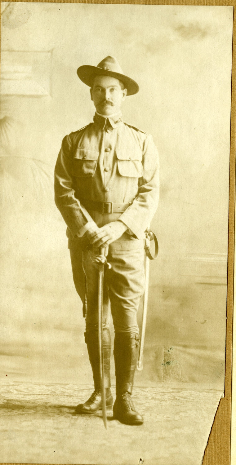 1st Lieutenant, Philippine Scouts, 5th Battalion, Studio Portrait, 1906