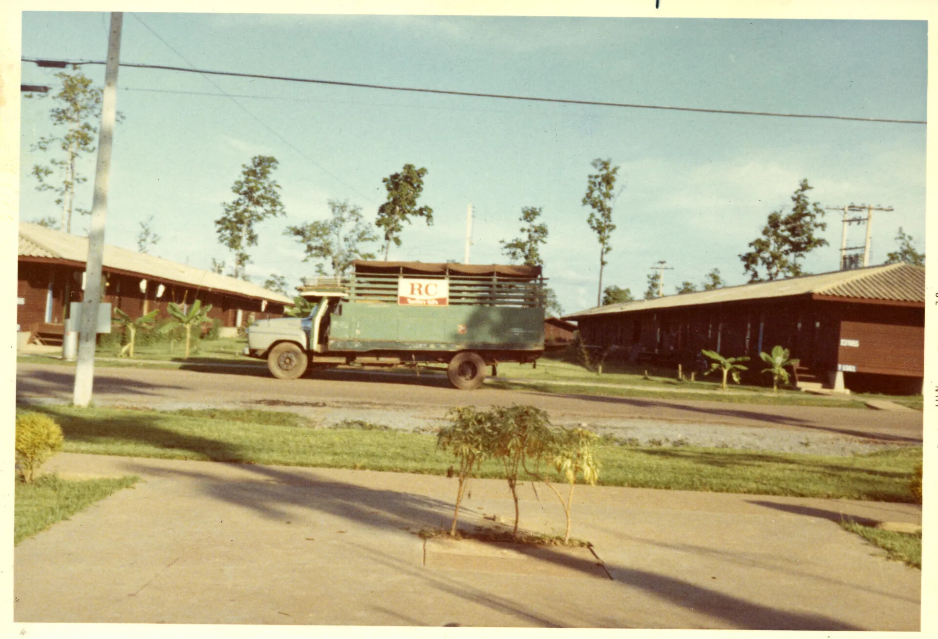 RC Cola Delivery Truck on Base Street, NKP, Vietnam War Era