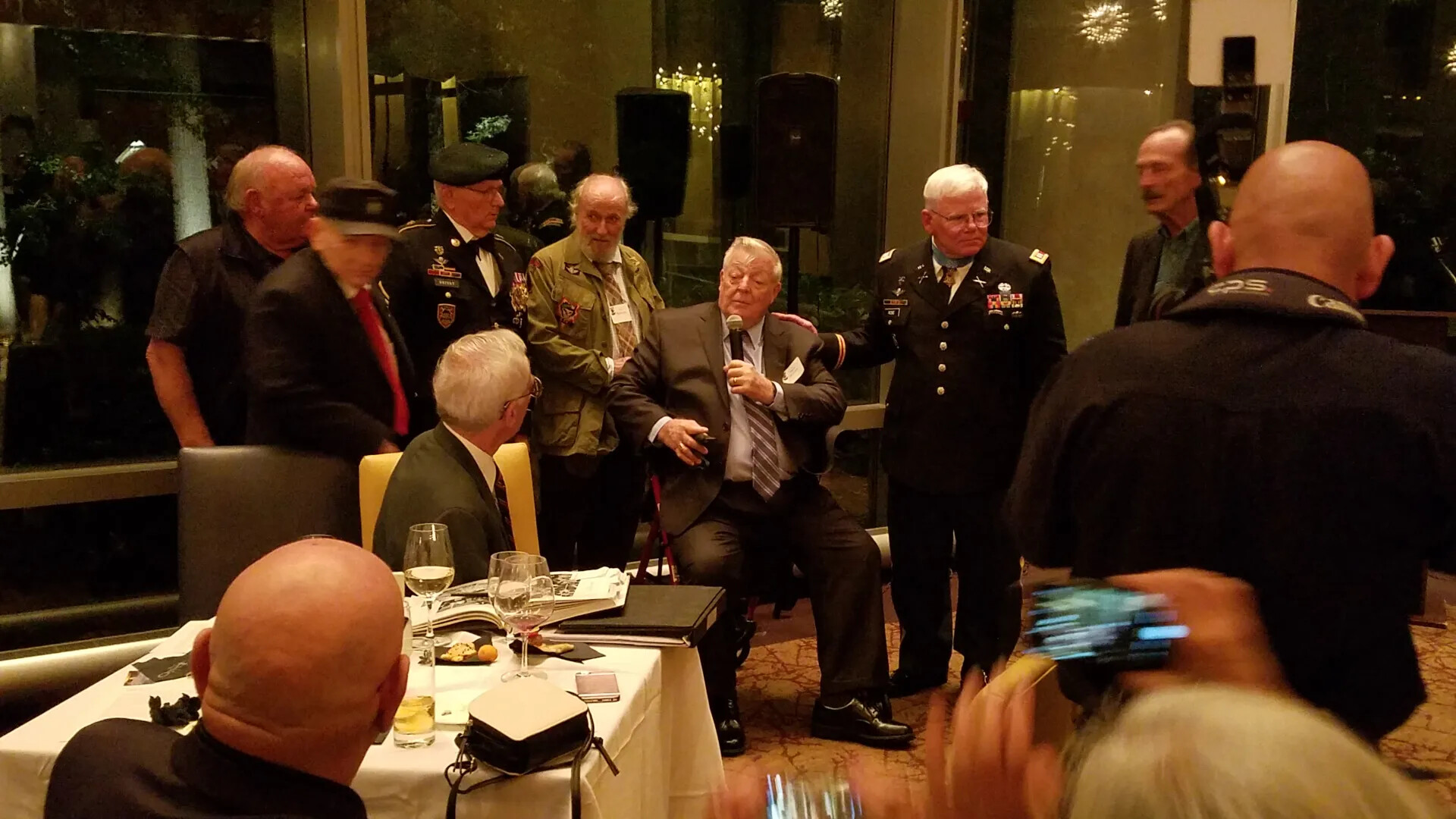 Reception Following Gary 'Mike' Rose Medal of Honor Ceremony, 23 October 2017 — Don Engebretsen Cell Phone Photo