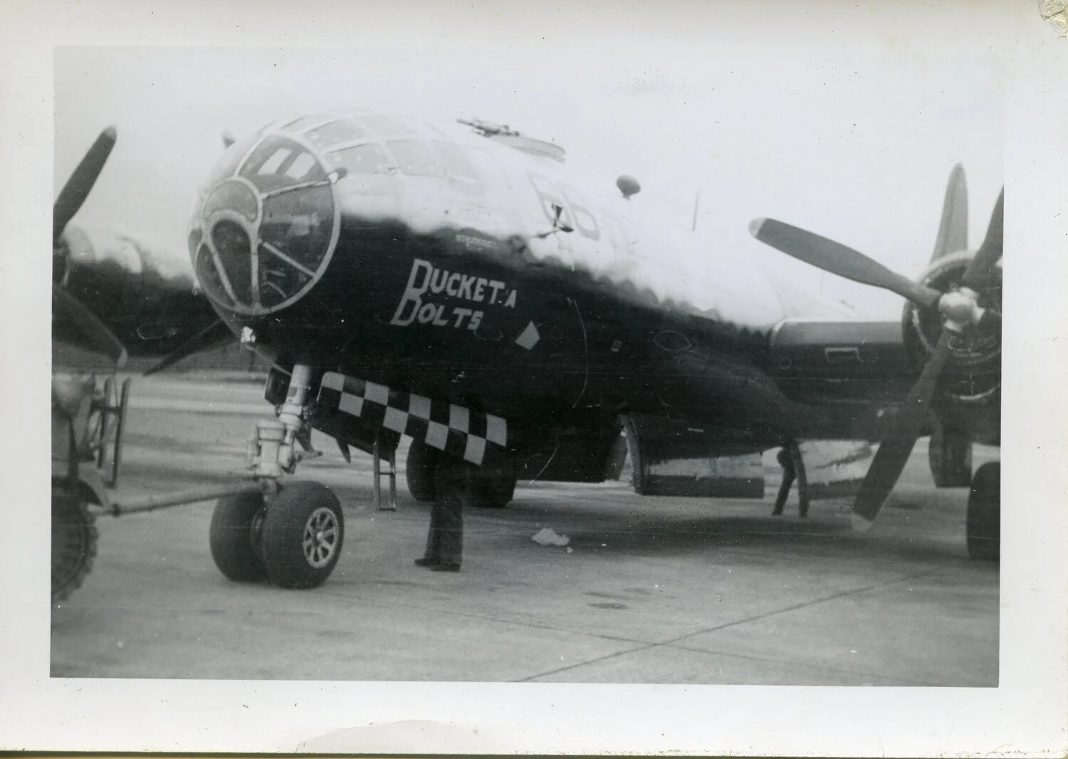 Boeing B-29 Superfortress 'Bucket-A Bolts' with Checkerboard Nose Marking, World War II