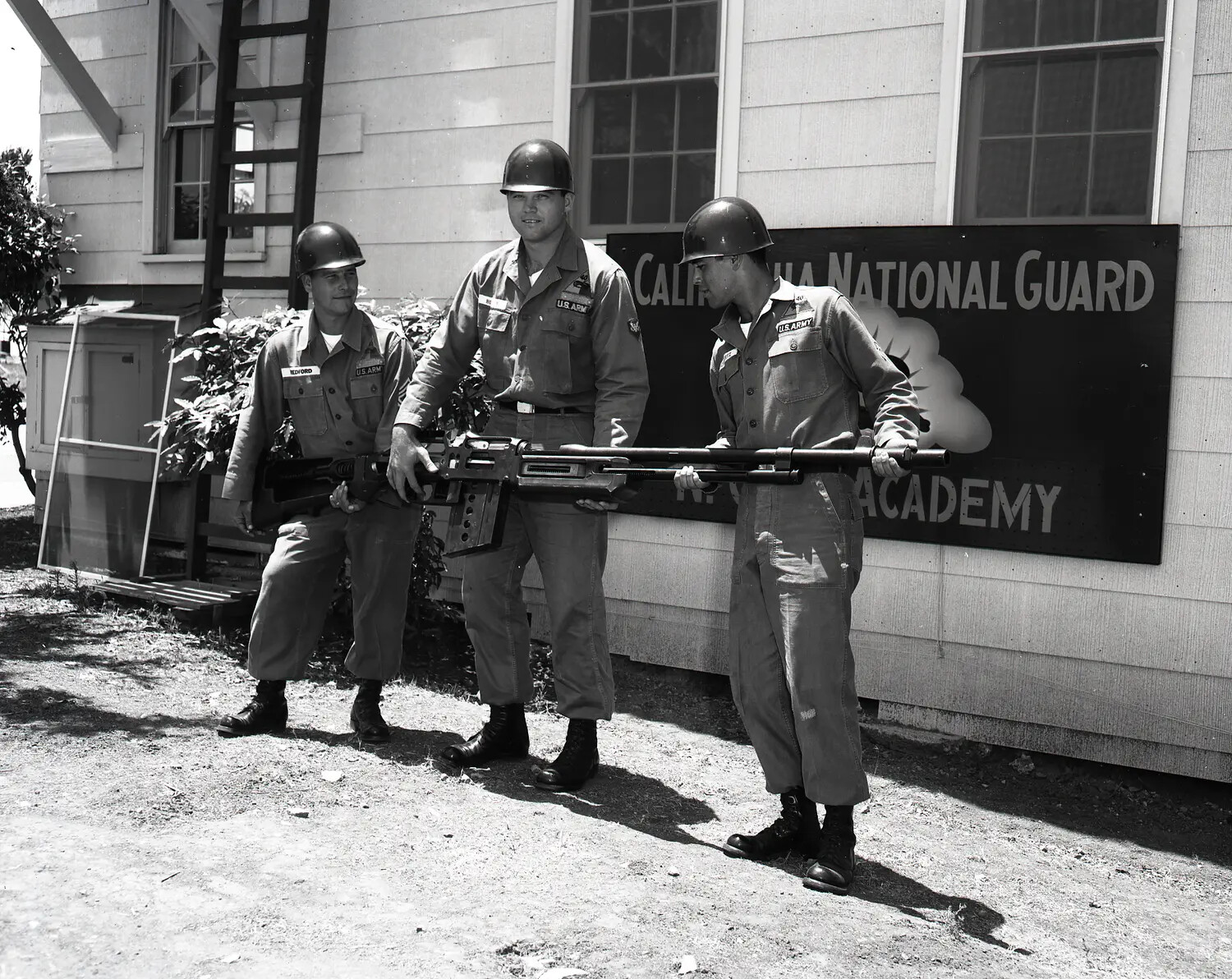 Photo Lab Negative Sleeve -- 'Camp Roberts, June 1960, Artillery: Mortar-Tank'