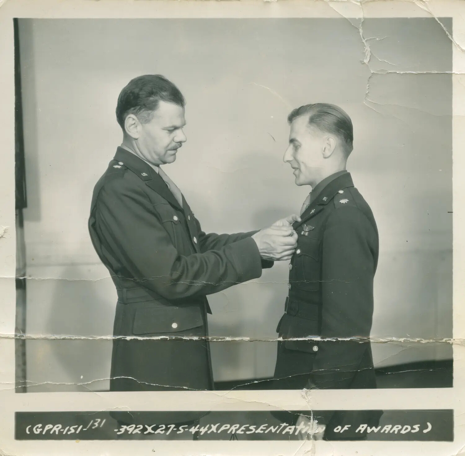 Presentation of Awards, 392nd Bomb Group, 27 May 1944