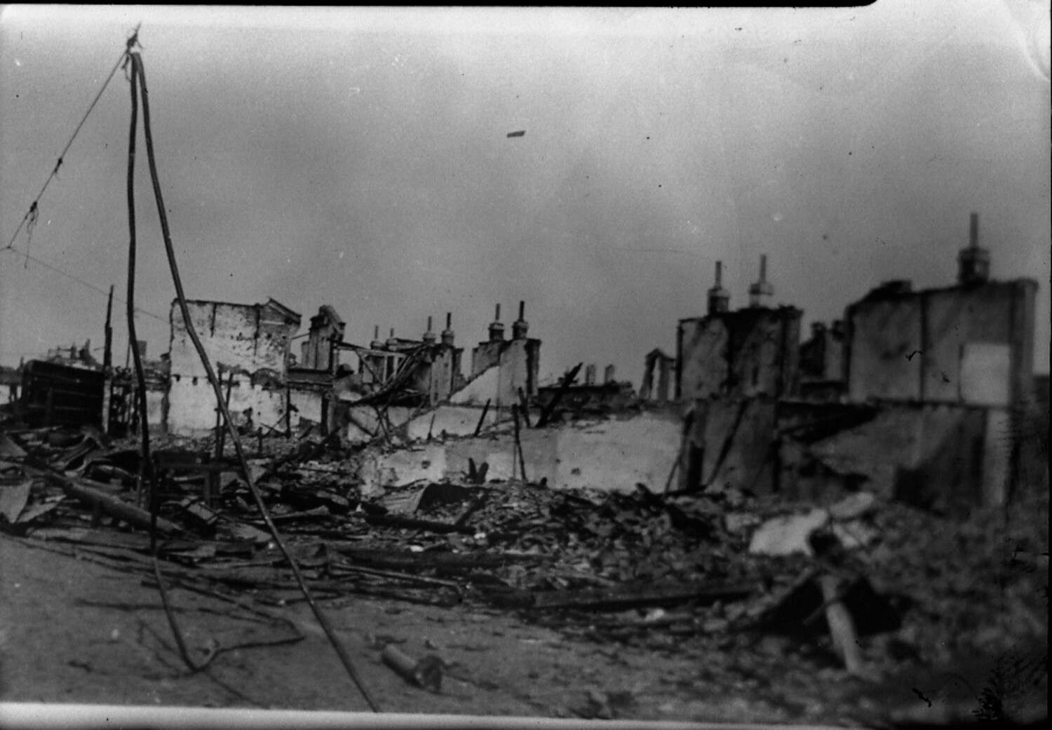 Bombed-Out City Ruins, Wartime China