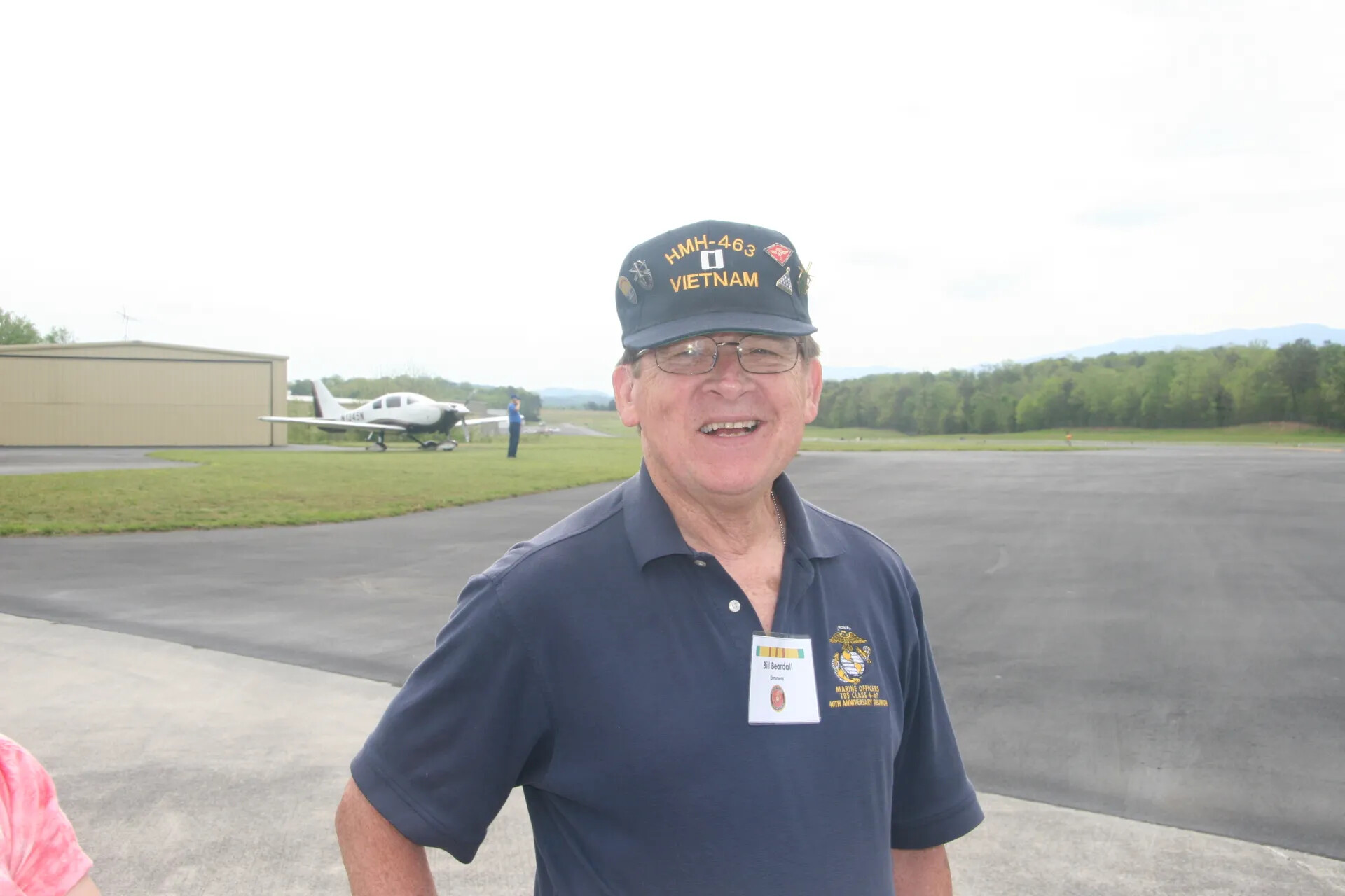 Veteran Bill Beardall, HMH-463 Cap, Operation Tailwind Reunion, April 30, 2016