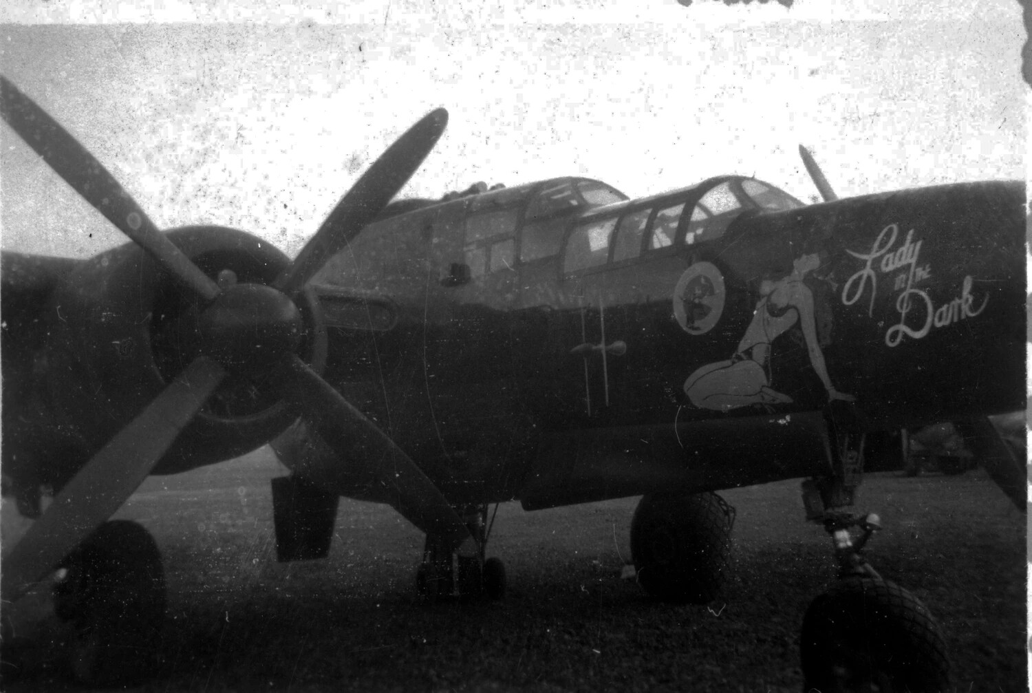 Northrop P-61 Black Widow Night Fighter 'Lady in the Dark,' Iwo Jima, WWII