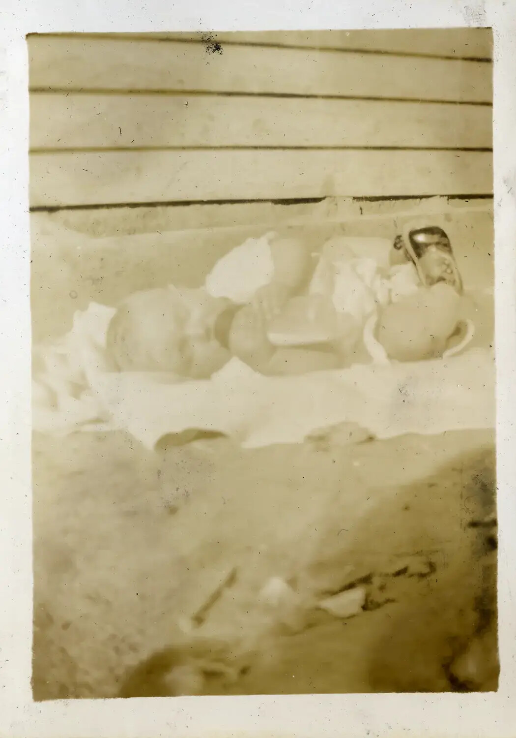 Faded Photograph, Reclining Figure, USS Maryland Album (1930s)