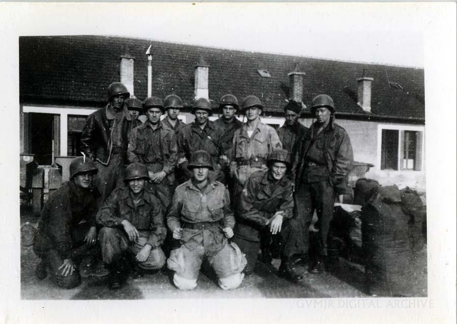 101st Airborne Division Group Photo — European Theater, WWII