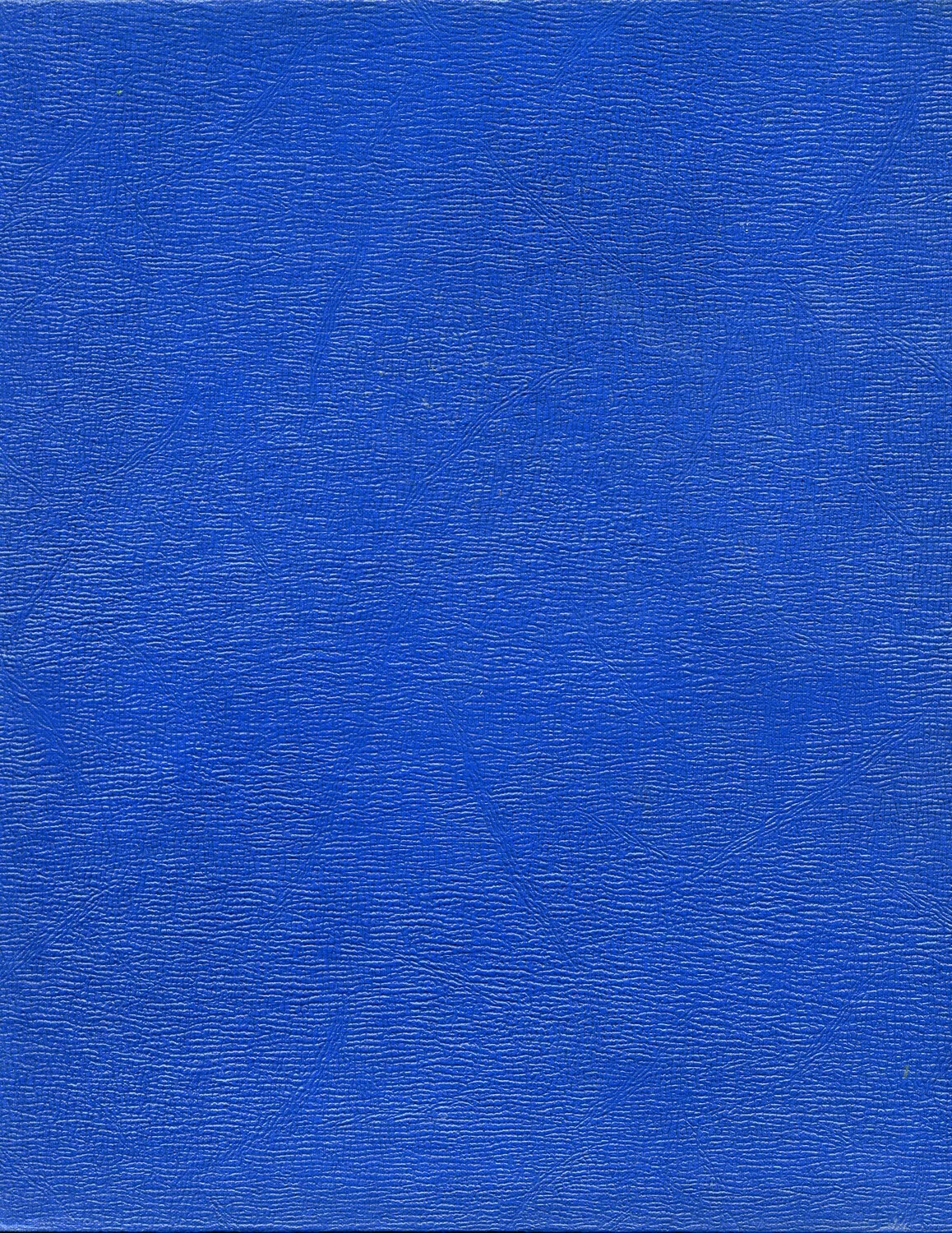 Blank Blue Cloth Book Cover, Scott Field Publication, WWII Era