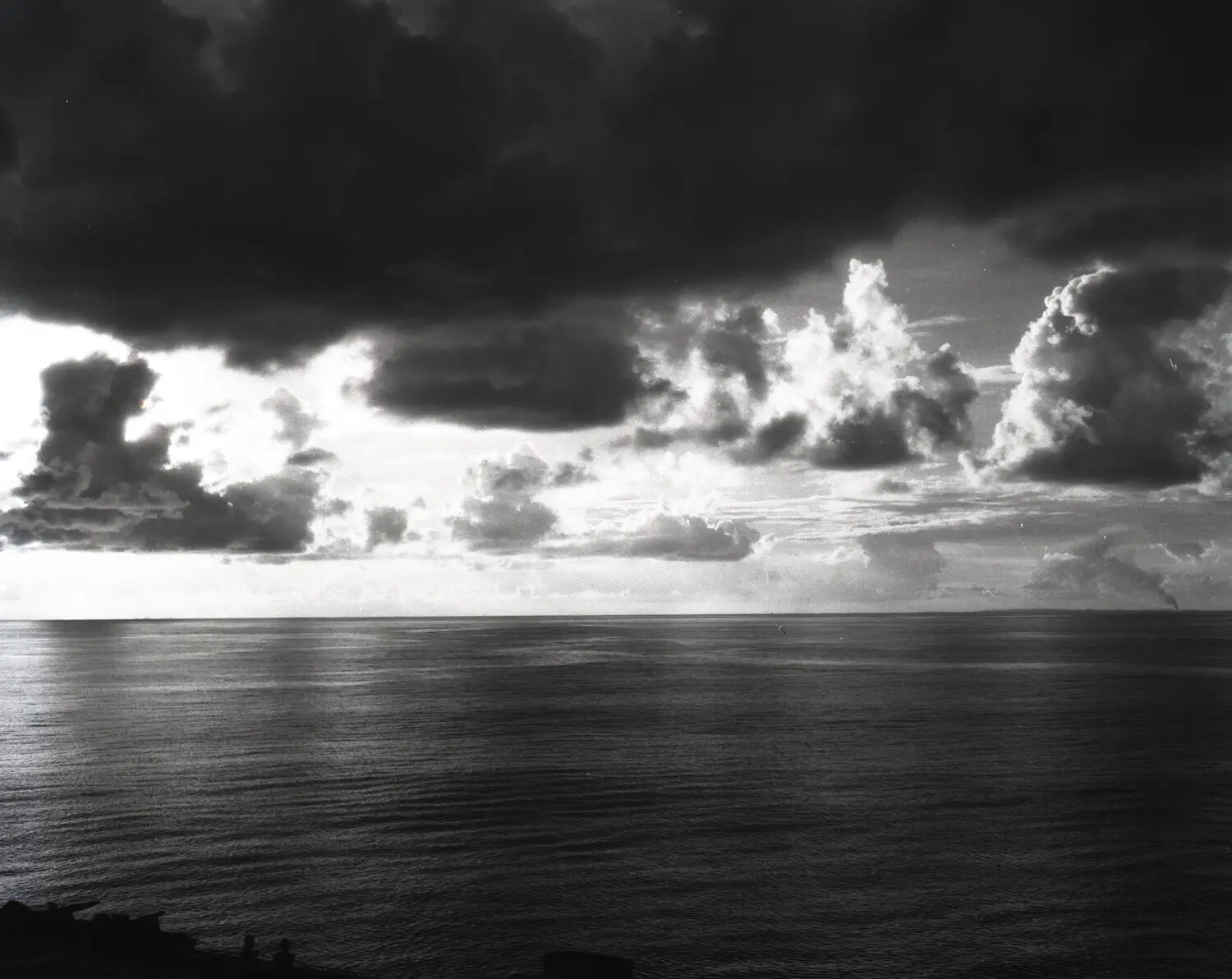 Cloudscape Over the Pacific, Viewed from USS Petrof Bay (CVE-80)