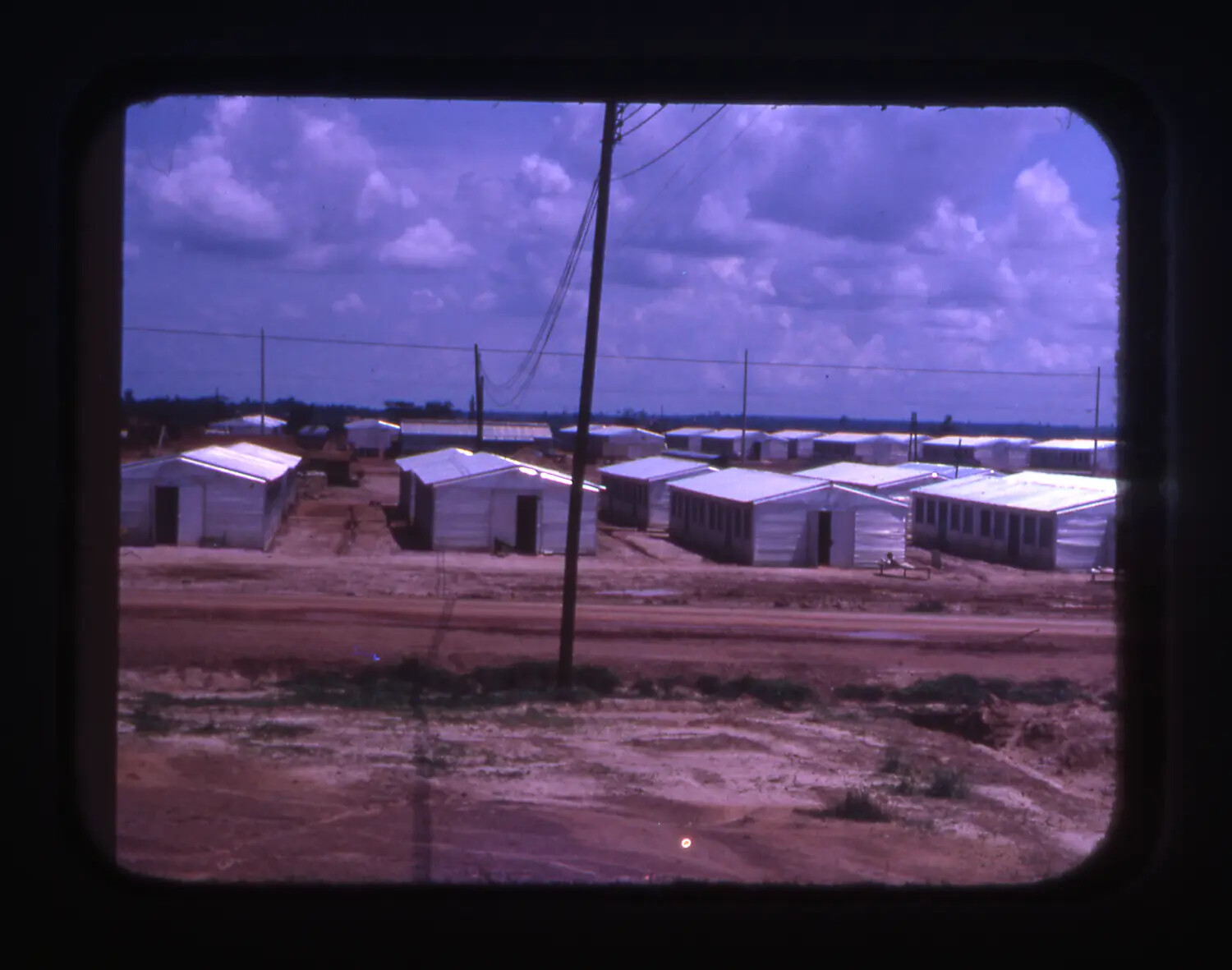 Panoramic View of Barracks Rows, Cam Ranh Bay Base, Vietnam