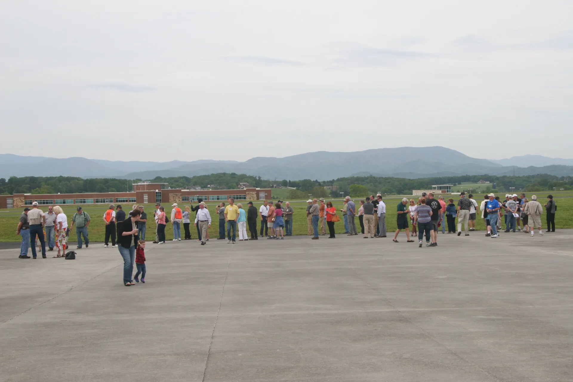Attendees Gather on the Airport Ramp, Operation Tailwind Reunion, April 30, 2016