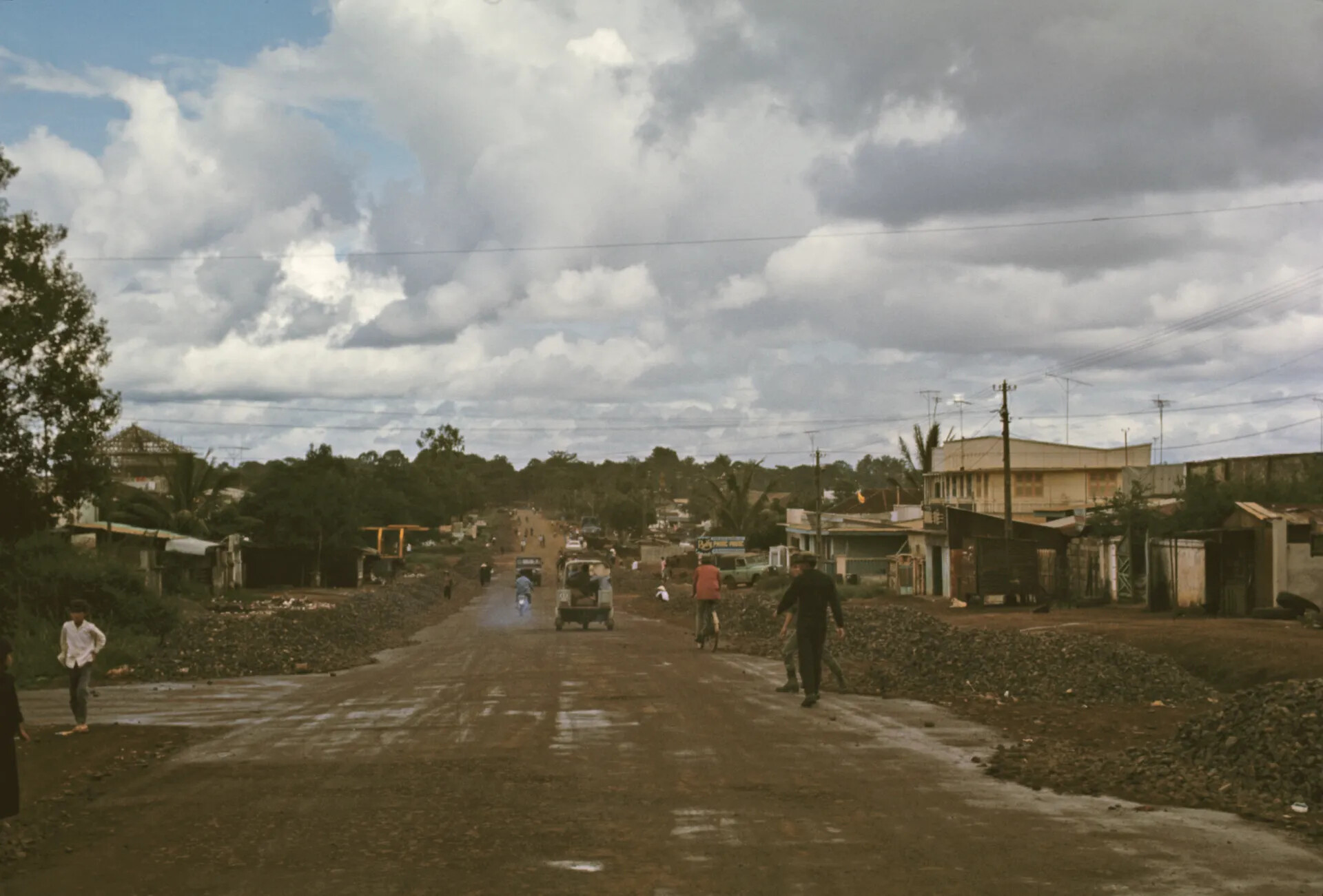 Main Street of a South Vietnamese Town, Vietnam War Era