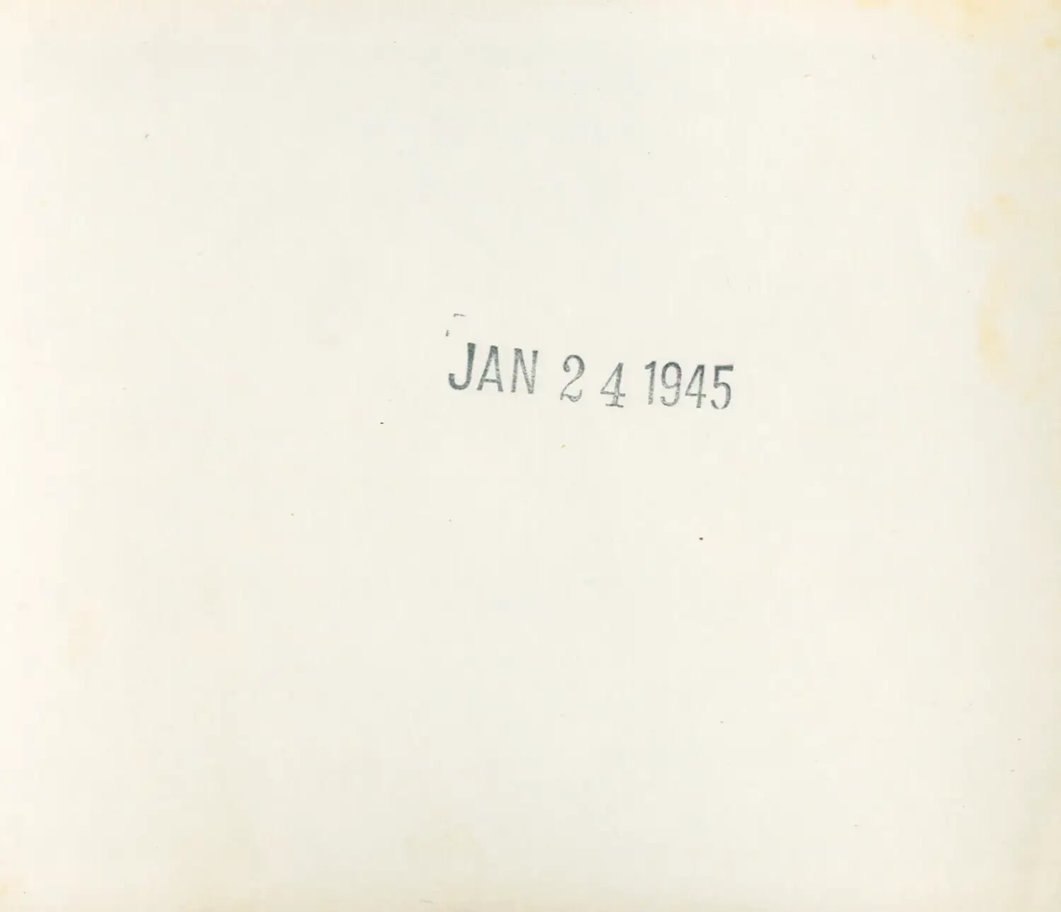 Date-Stamped Page, 'JAN 24 1945' -- USS Petrof Bay (CVE-80) Collection