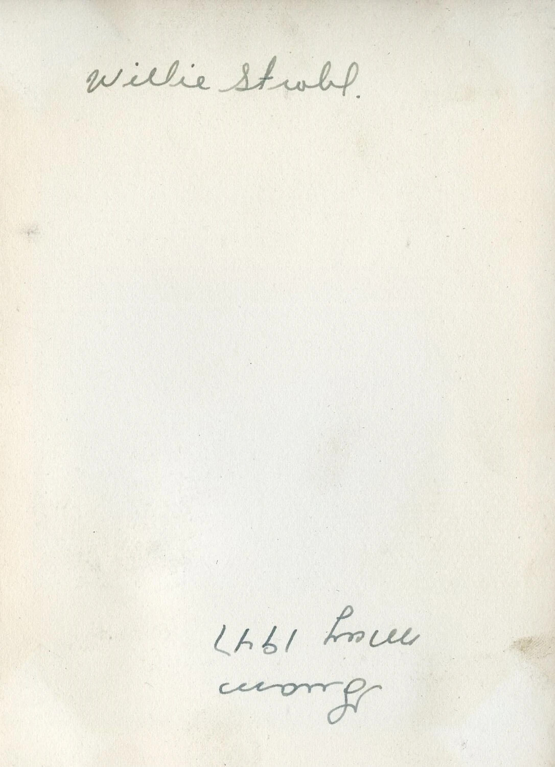 Blank Album Page with Handwritten Names, VR-6 Naval Air Transport Squadron Photo Album, Agana, Guam