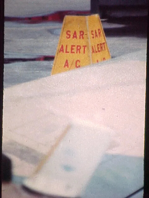 SAR Alert Aircraft Placard, Da Nang Air Base, Vietnam War Era