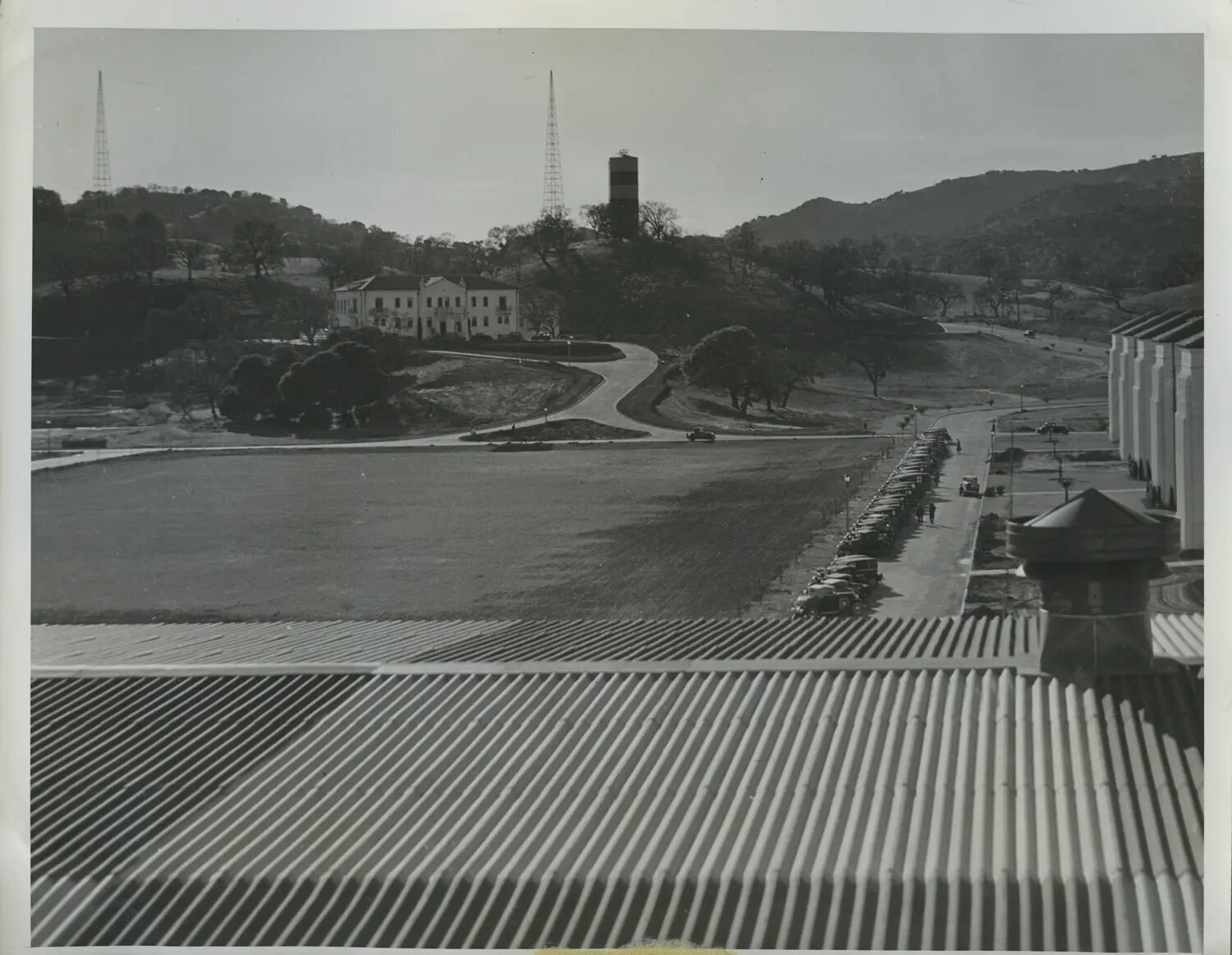 General View of the Newly Completed U.S. Army Air Field, Marin County, California (Hamilton Field), December 1934