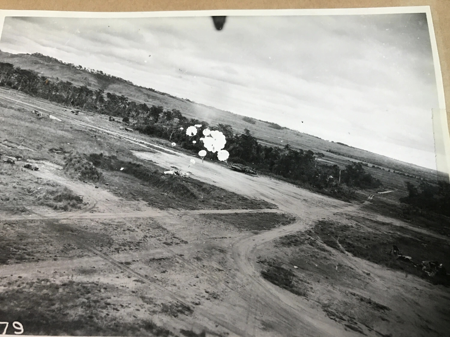 Full Album Scan: Parafrag Bomb Cluster Near Airfield Perimeter Road, Numbered '79'