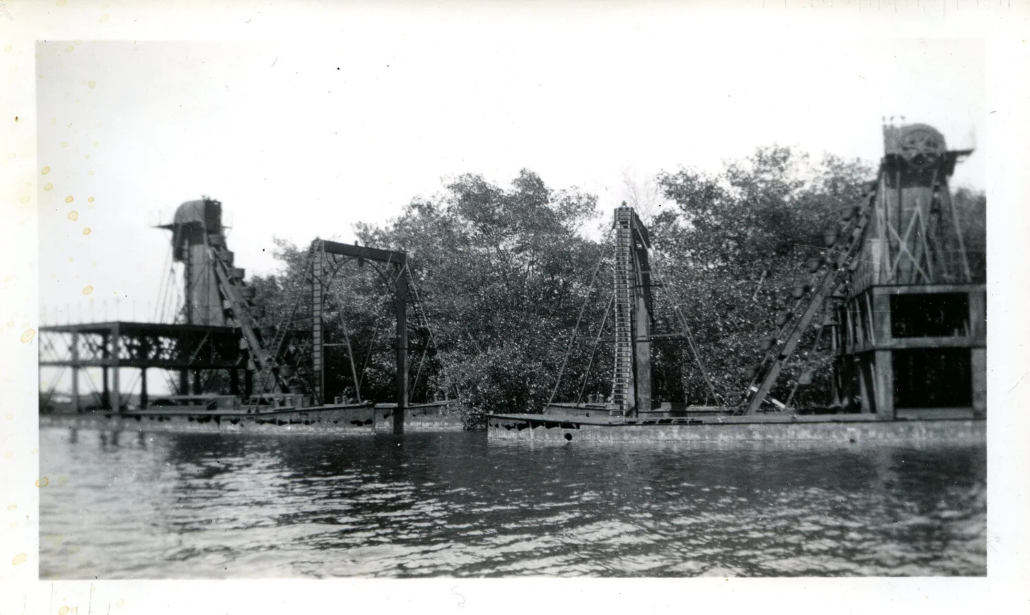 Ruins of French Dredging Machinery, Panama Canal Zone