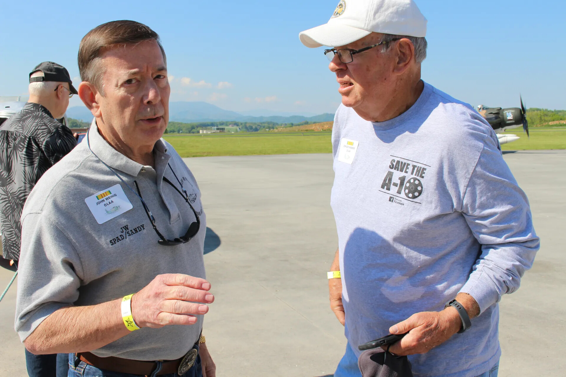Veteran A-1 'Spad/Sandy' Pilot and A-10 Advocate at Reunion Fly-In
