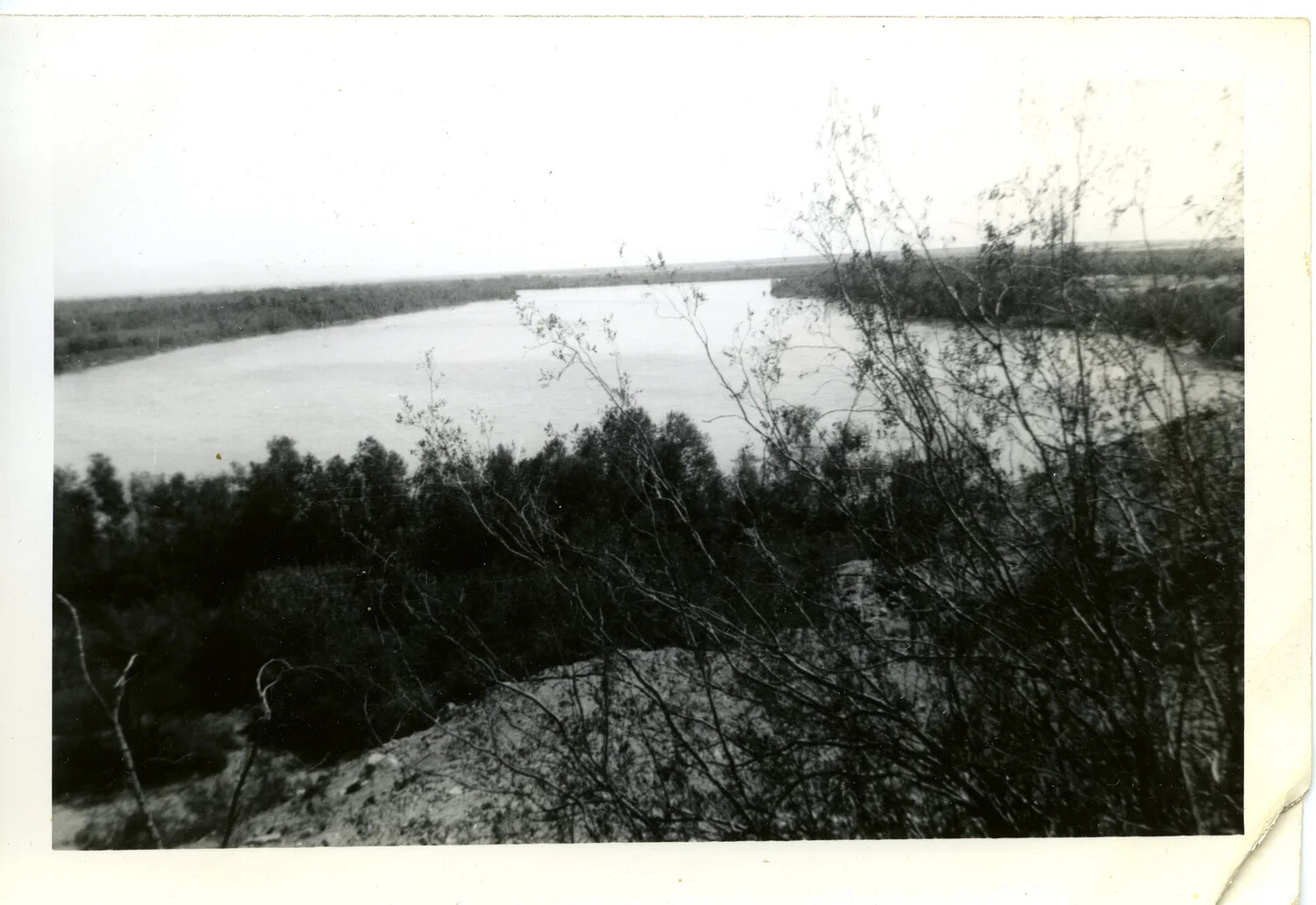 River Landscape View, Likely Colorado River Near Yuma, Arizona