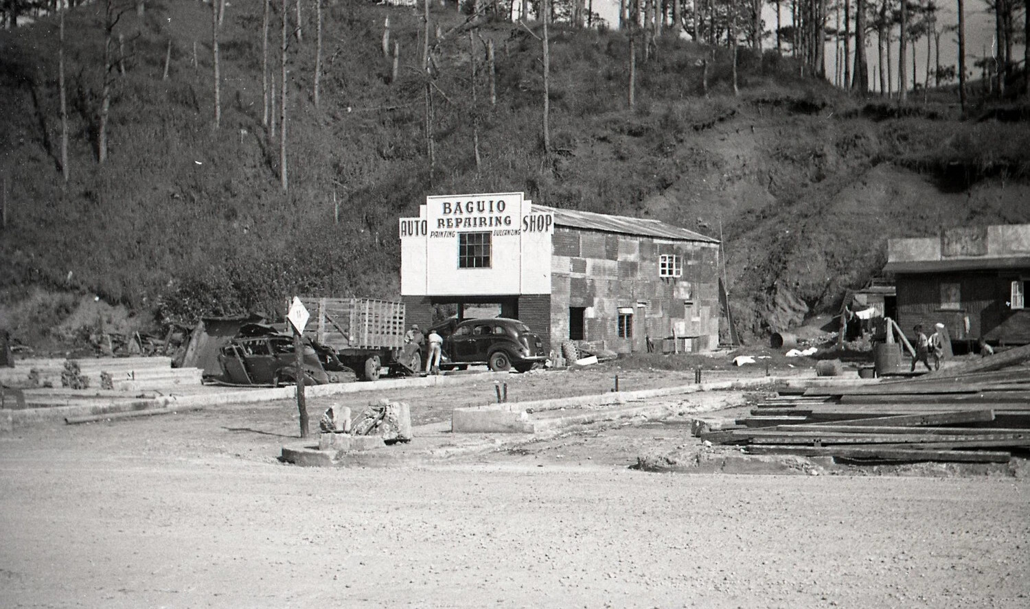 Baguio Auto Repairing Shop, Baguio, Luzon, Philippines, WWII/Postwar Era
