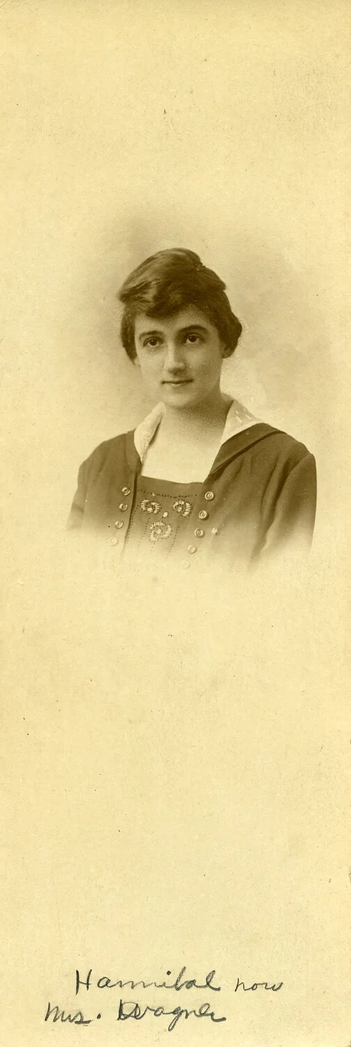 Portrait of Mary Wagener (née of Hannibal), Home-Front Companion Photograph, WWI Era