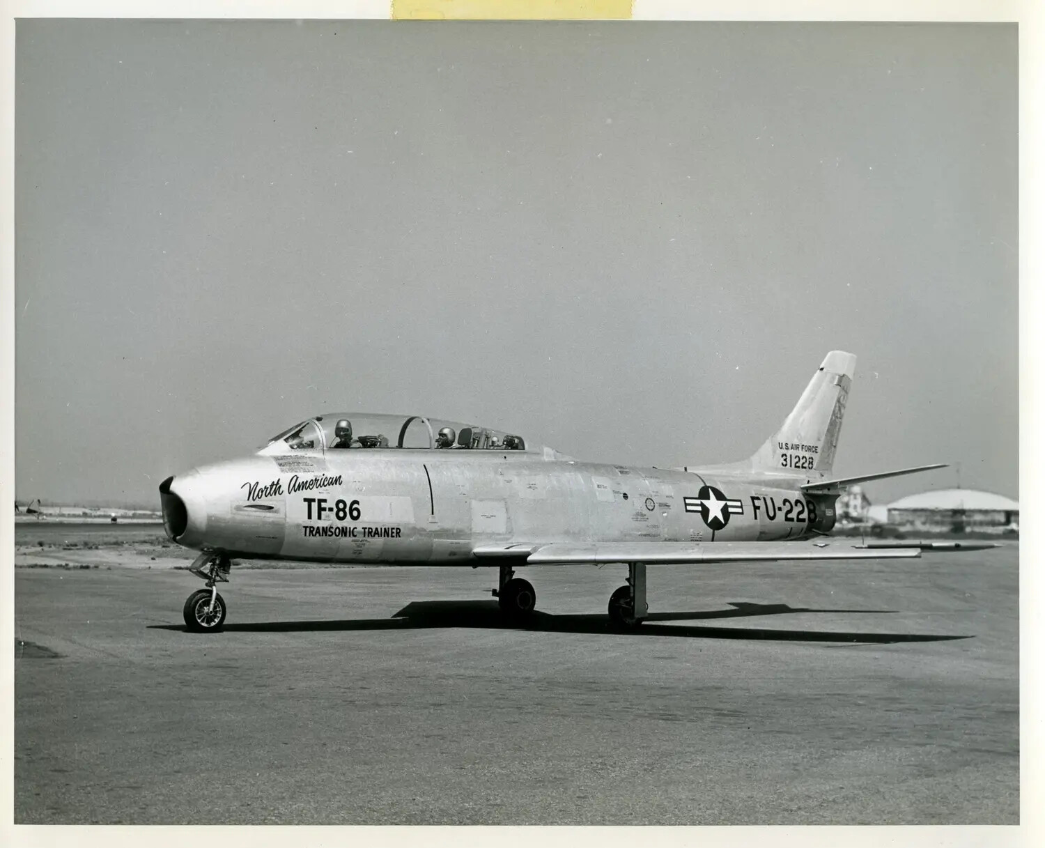 North American TF-86 "Transonic Trainer" Two-Seat Sabre, USAF s/n 31228 (FU-228)