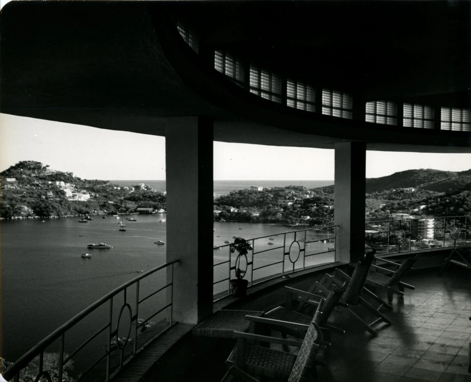 Panoramic View of Acapulco Bay, Wainwright Travel Album, circa 1949