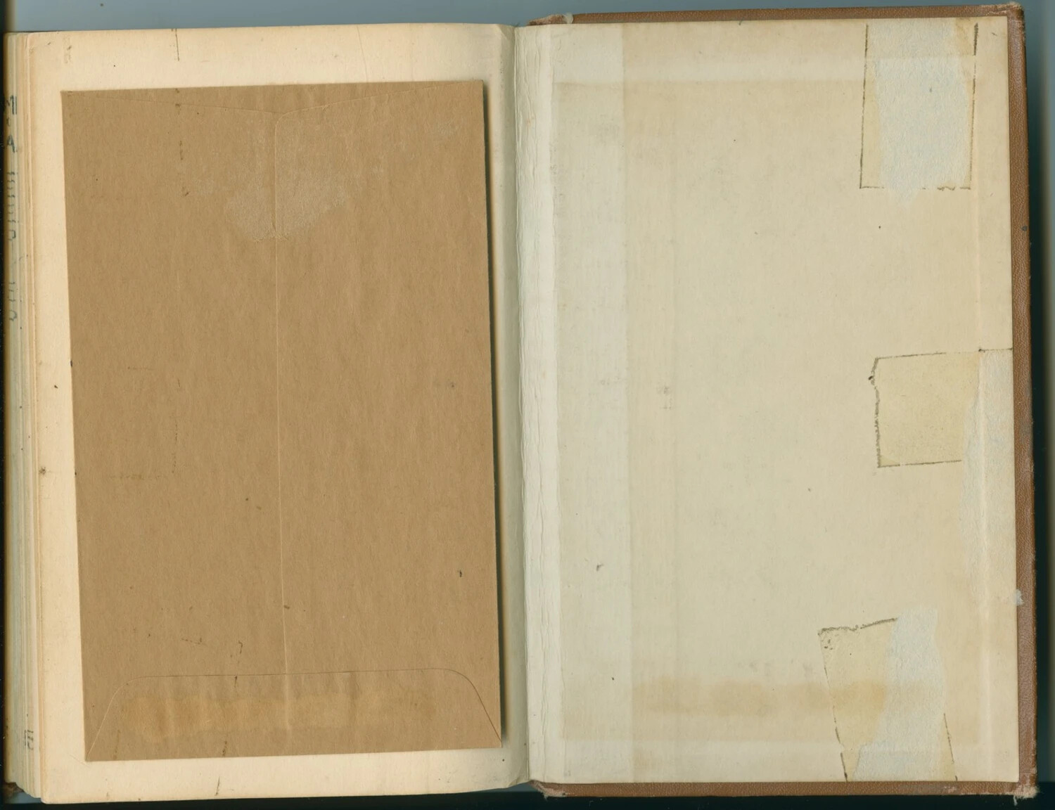 Inside Back Cover and Document Pocket, McAleer Flight Logbook (1942-1948)