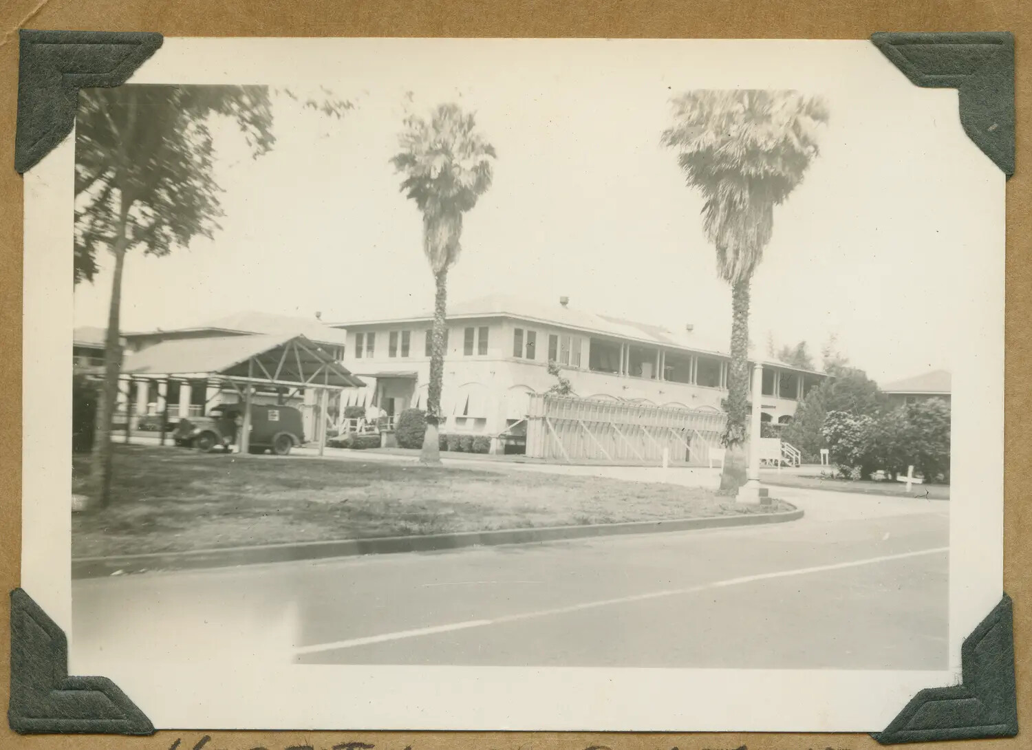 Post Hospital, Schofield Barracks, Oahu, Hawaii, WWII Era (Enlarged View)
