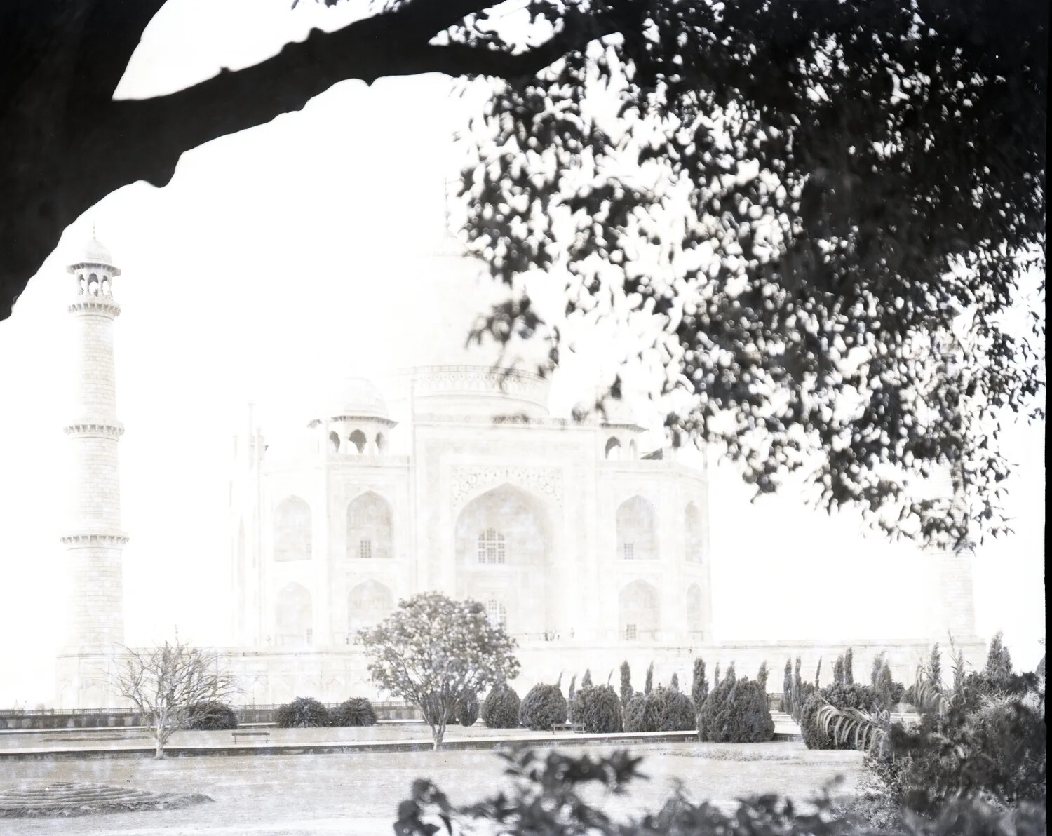 The Taj Mahal, Agra, India - WWII CBI Theater Servicemen's Snapshot