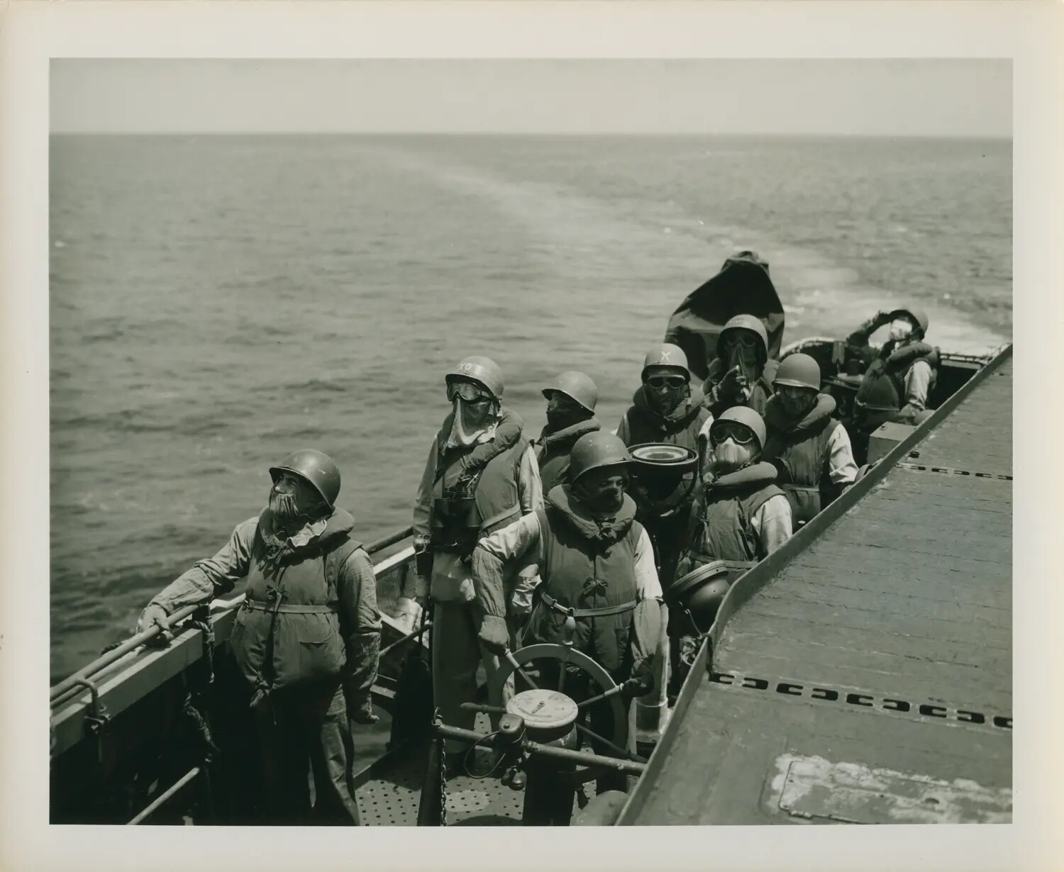 Bridge Watch Aboard USS Petrof Bay (CVE-80), World War II