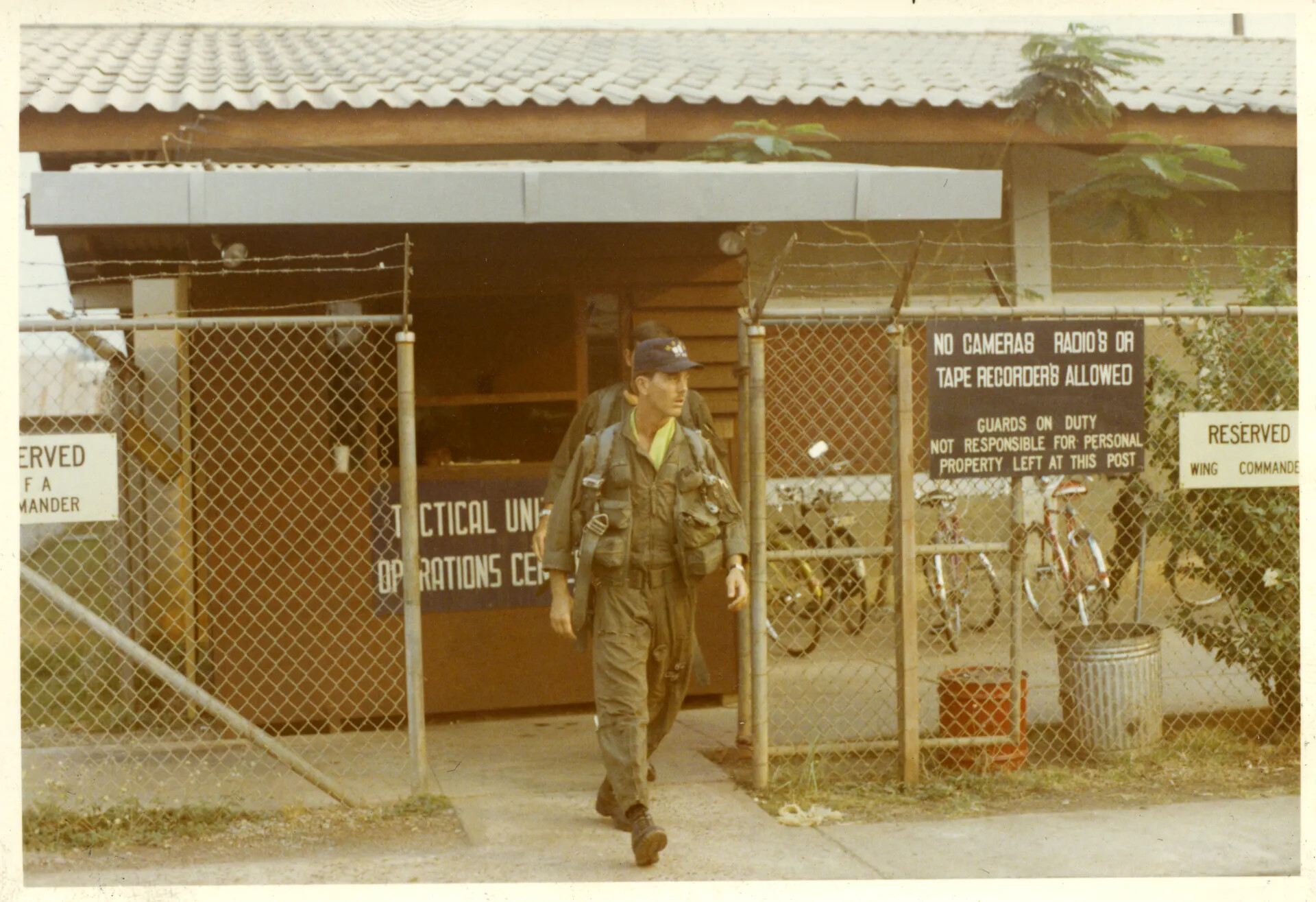 Pilot Exiting Tactical Unit Operations Center, NKP, Thailand